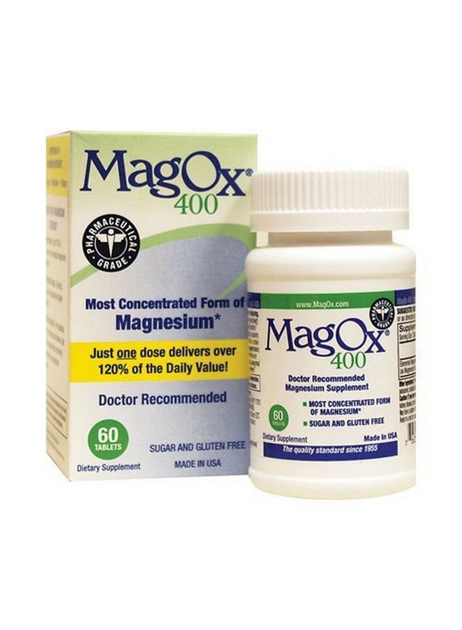 Mag-Ox 400 Magnesium Tablets 60 Each ( Pack Of 4 ) - Image 2