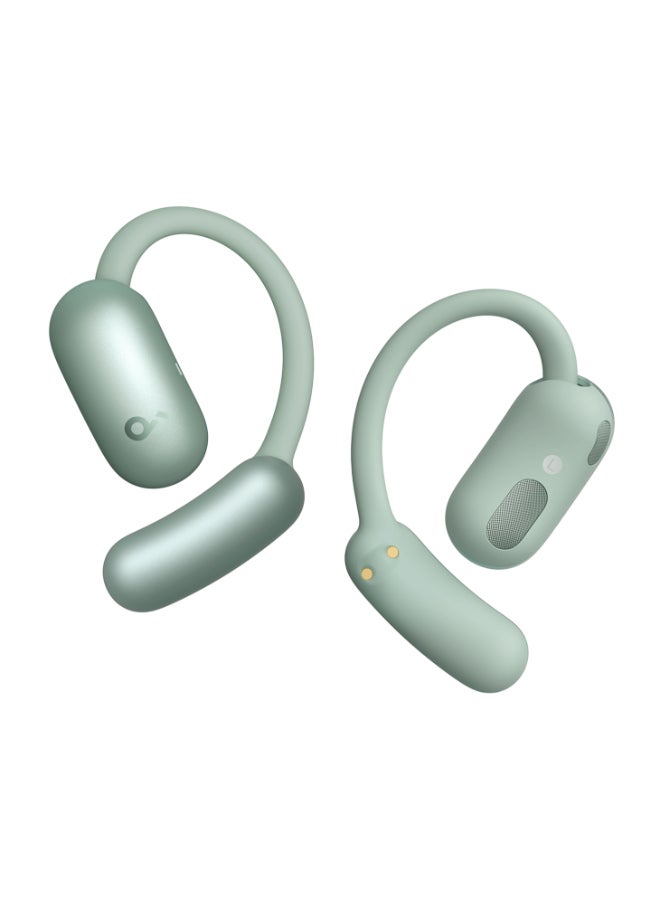 Soundcore AeroFit 2 by Anker, Open-Ear Headphones, Adjustable Ear Hooks, Snug Fit, Rich Bass, Hi-Res, 42H Playtime, Bluetooth 5.4, IP55, AI Clear Calls, Wireless Charging,Translation Earbuds Real Time Green Green - Image 1