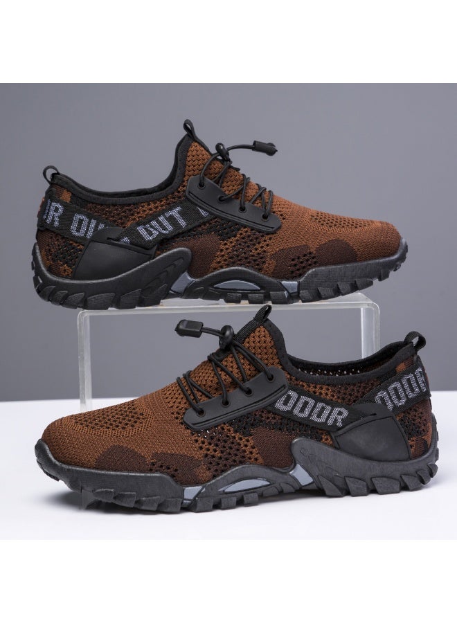 Doori Men's Shoes Outdoor Man Hiking Shoes Breathable Male Vulcanized Shoes Non-slip Wear-resistant Men Sneakers Hombres - Image 2