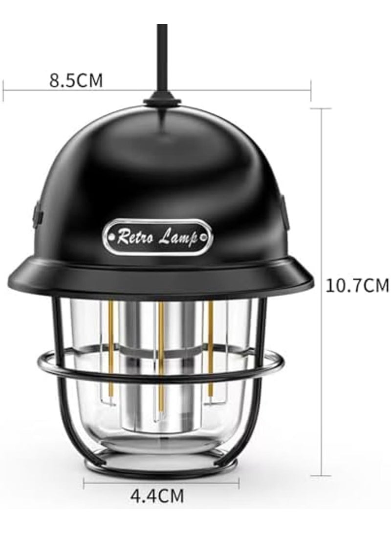 SYOSI Rechargeable Outdoor Mini Camping Light, LED Portable Four-Color Multifunctional Horse Light, White Light, Amber Light, Warm Yellow Light, and Warm White Light. - Image 5