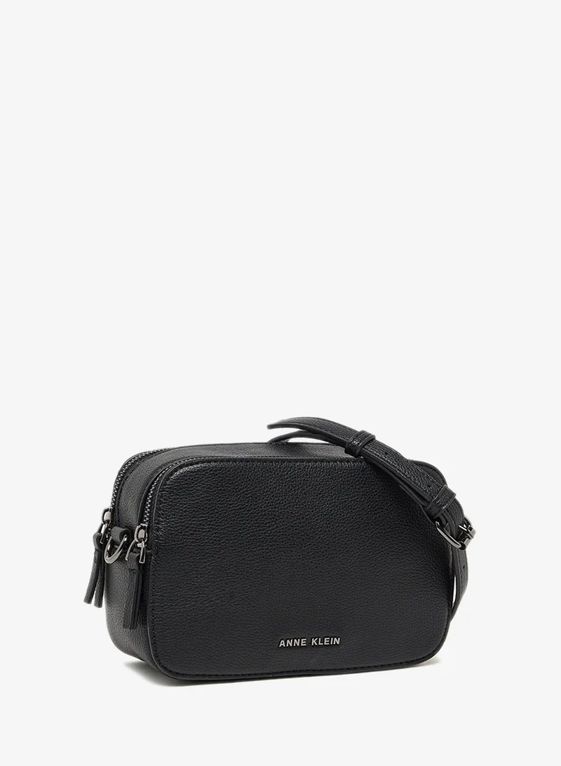 ANNE KLEIN  Anne Klein Textured Zippered Camera Bag for Women | Best Price UAE