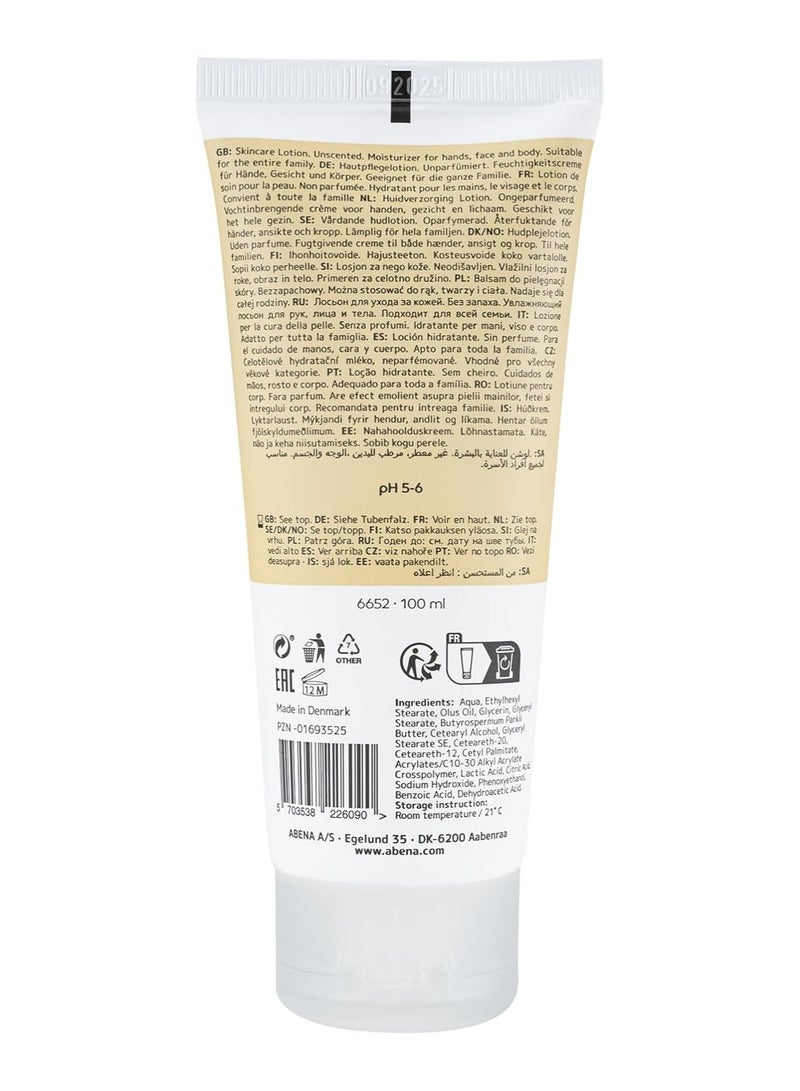 Abena Skincare Lotion, Colourant and Fragrance Free, 14% Lipids - 100 ml