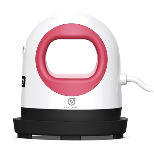 EasyCount E Easy Count E Mini Heat Press Machine, Small Heat Trasfer Machine Easy for Crafts, T-Shirt, Hats, Shoes, and Small HTV Vinyl Projects, Mini Portable Ironing Machine - Image 1