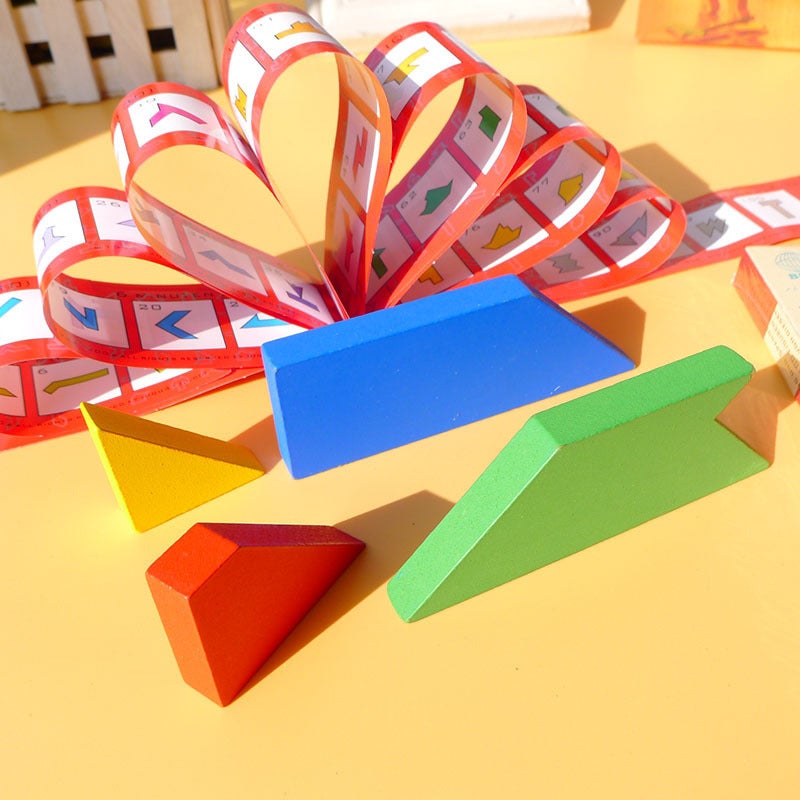 Wooden Variables T-Word Puzzle Puzzle Memory Early Education Educational Classical Toy Gift Quadrangle For Primary School Students - Image 3