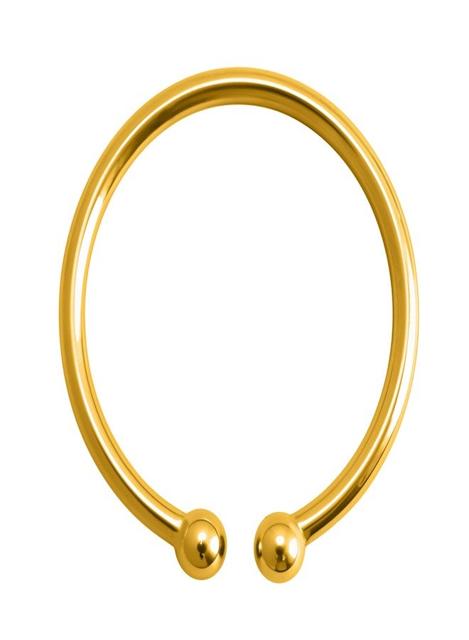 HighSpark 925 Silver Faux Nose Ring for Women in 18K Gold Finish | No Piercing Required | 92.5 Sterling Silver Nose Ring for Women & Girls | Lovely Gift - Silver - Image 1