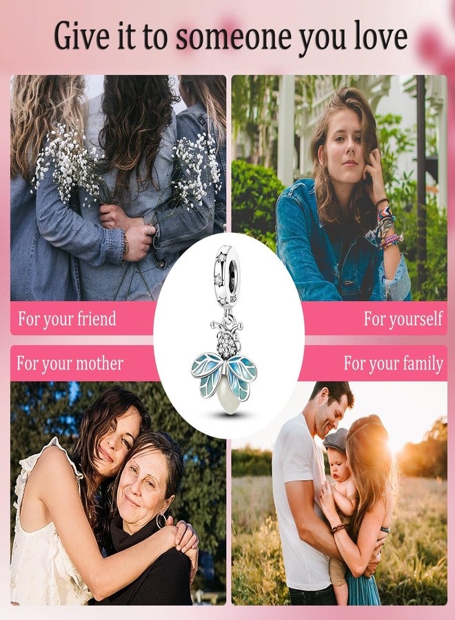 MULA 925 Sterling Silver Charms for Bracelets and Necklaces Family Letters Dangle Pendants Airplane Travel Beads Family Tree Jewelry Charms for Women - Image 5