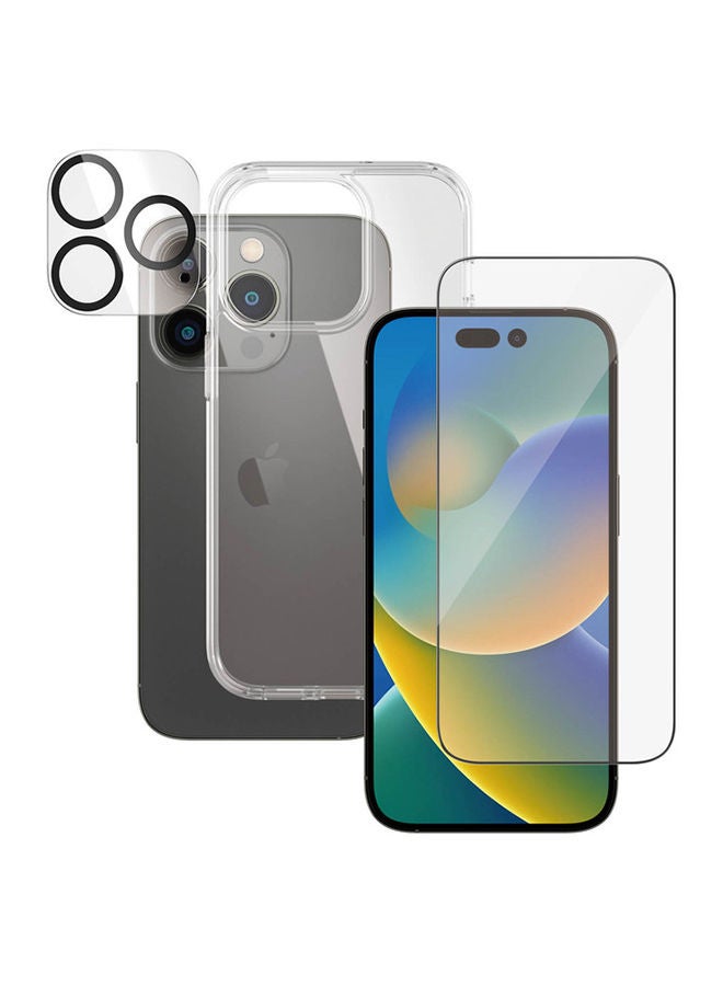 PanzerGlass iPhone 14 Pro protection package - Clear - Image 1