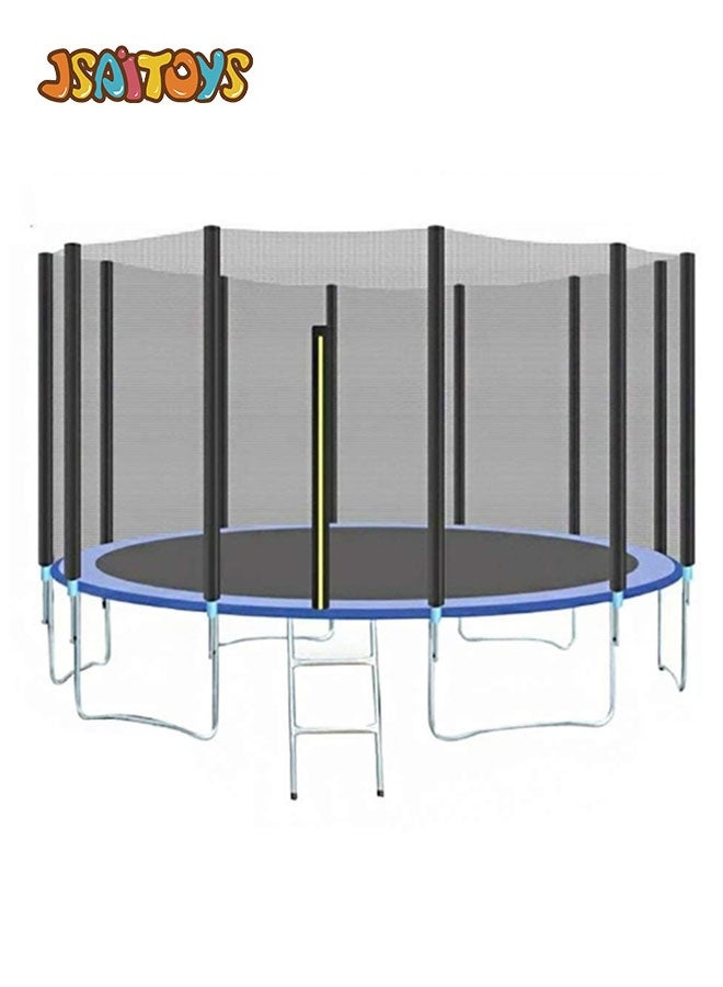 JSAITOYS 16FT Outdoor Round Trampoline Fitness Exercise - Image 1