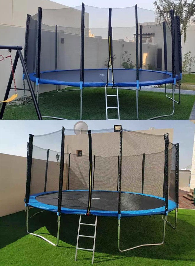 JSAITOYS 16FT Outdoor Round Trampoline Fitness Exercise - Image 2