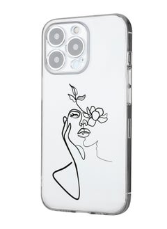 Face & Flowers black