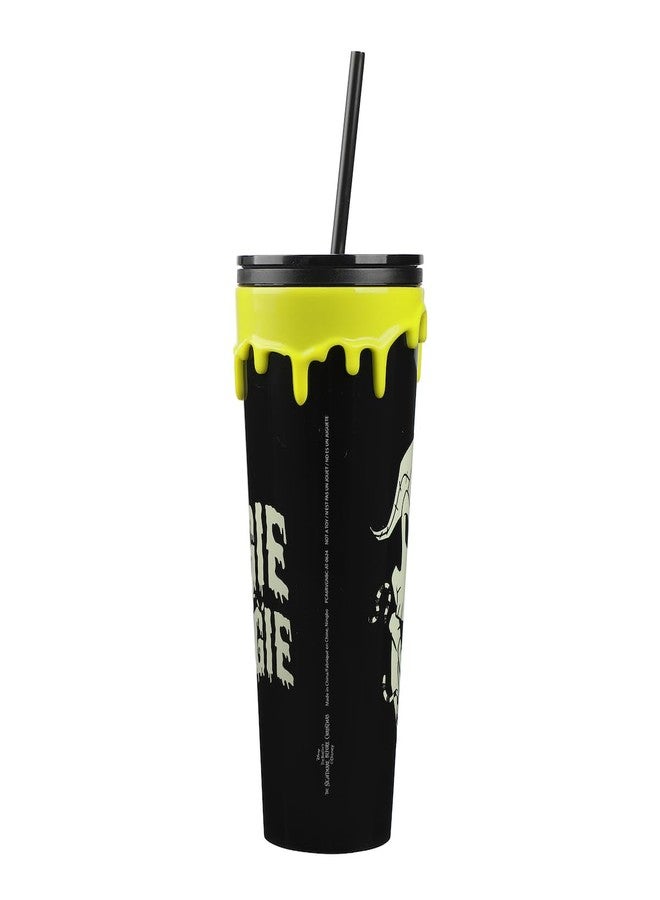 Bioworld Nightmare Before Christmas Oogie Boogie Black 26 Oz Acrylic Drip Cup - Image 3