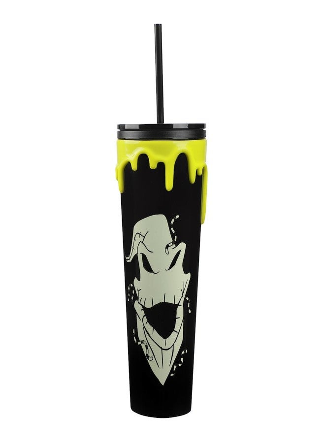 Bioworld Nightmare Before Christmas Oogie Boogie Black 26 Oz Acrylic Drip Cup - Image 2