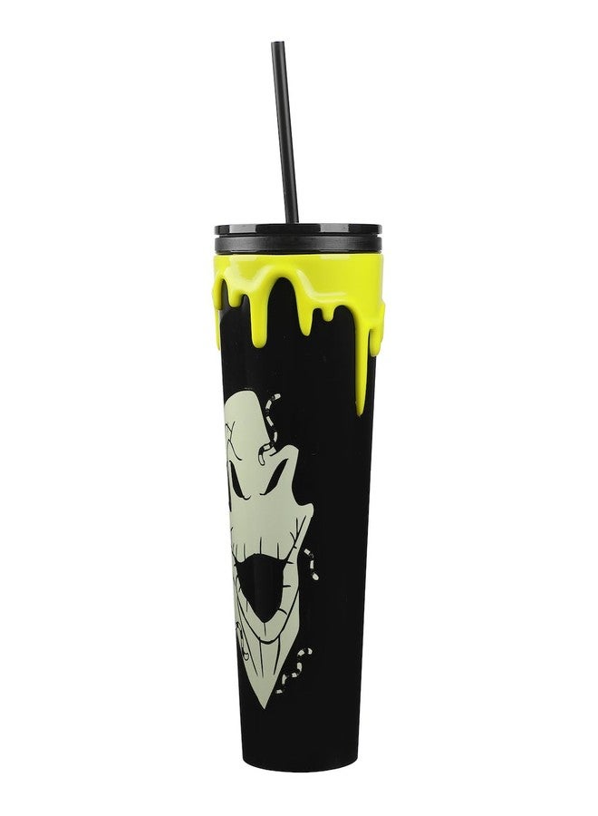 Bioworld Nightmare Before Christmas Oogie Boogie Black 26 Oz Acrylic Drip Cup - Image 4