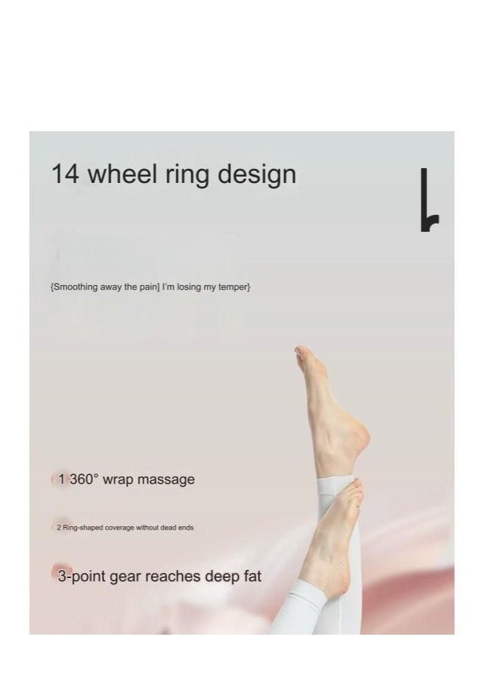 ZHONGOU - Cellulite Massager, Manual Muscle Massager Roller Ring Multi-functional Detachable Leg Beautifier for Leg, Neck, Arm and Buttocks - Image 1