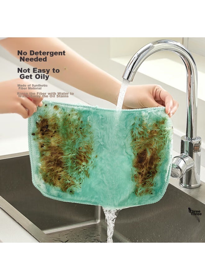 Condor Degreasing Cloth, 20*30cm, Lint-free, Thickened, Absorbent Dishcloth, Oil-resistant, Household Cleaning Towel - Image 3
