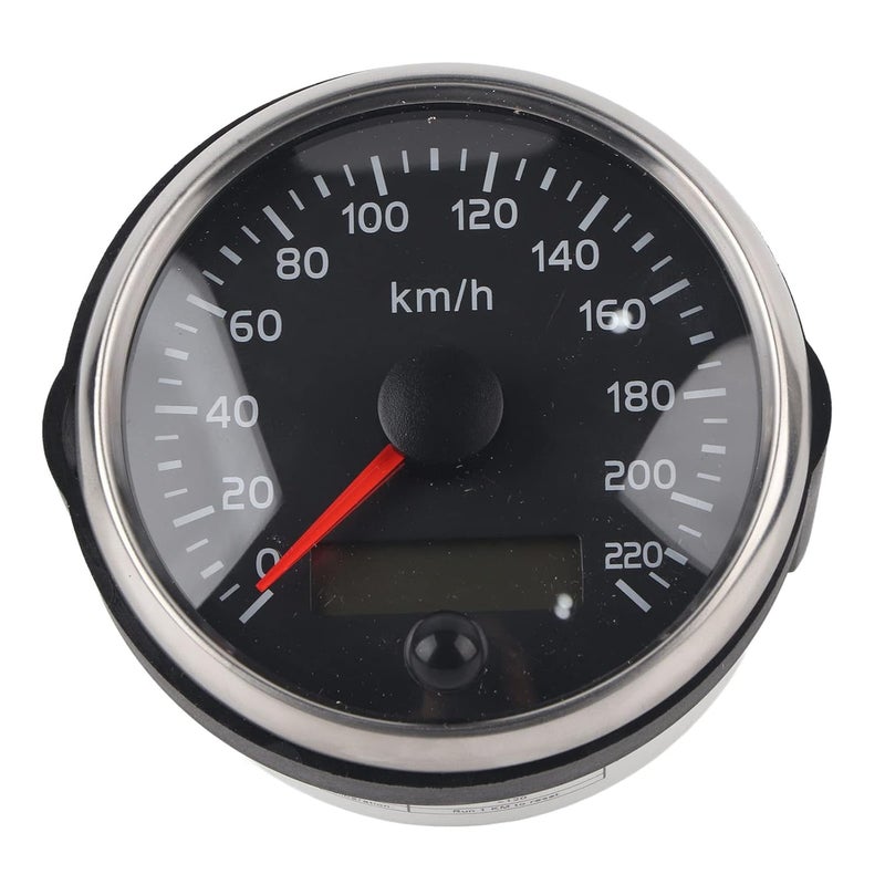 Speedometer Gauge, Speedometer for Car Car 316 Stainless Steel Plastic Easy Installation for 12V 24V Truck Boat Motor - Image 4