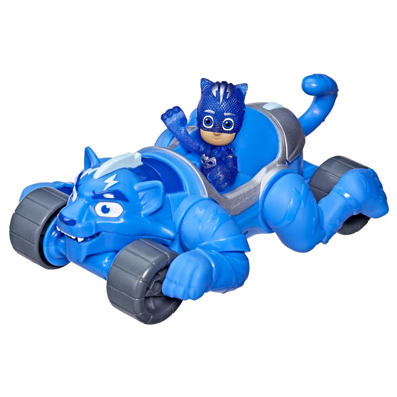 PJMASKS PJ Masks Hasbro Animal Power Catboy Animal Rider Toy Car, with Catboy Action Figure, Deluxe Toy Vehicles, Superhero Toys, Preschool Toys for 3 Year Old Boys and Girls and Up - Image 2
