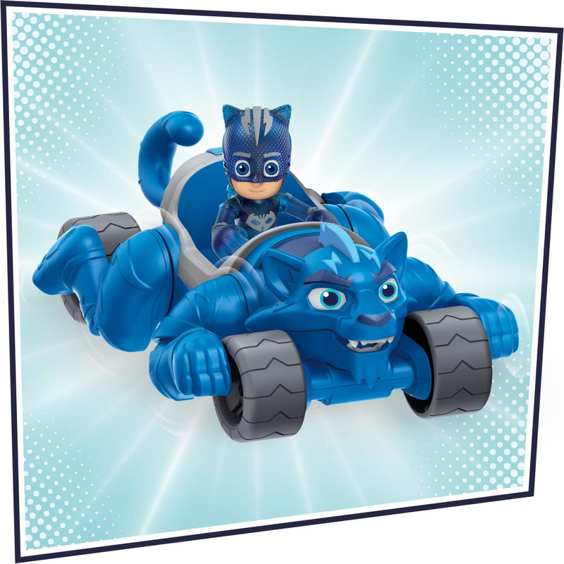 PJMASKS PJ Masks Hasbro Animal Power Catboy Animal Rider Toy Car, with Catboy Action Figure, Deluxe Toy Vehicles, Superhero Toys, Preschool Toys for 3 Year Old Boys and Girls and Up - Image 4