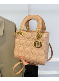 Generic Small Square Bag Women'S Bag Shoulder Bag Ladies' luxury handbag with niche design  Classic Embroidery Three-Grid Four-Grid Toffee Bag  Explosions This Year Popular Joker Small Fragrant Style Shoulder Handbag  - Image 1