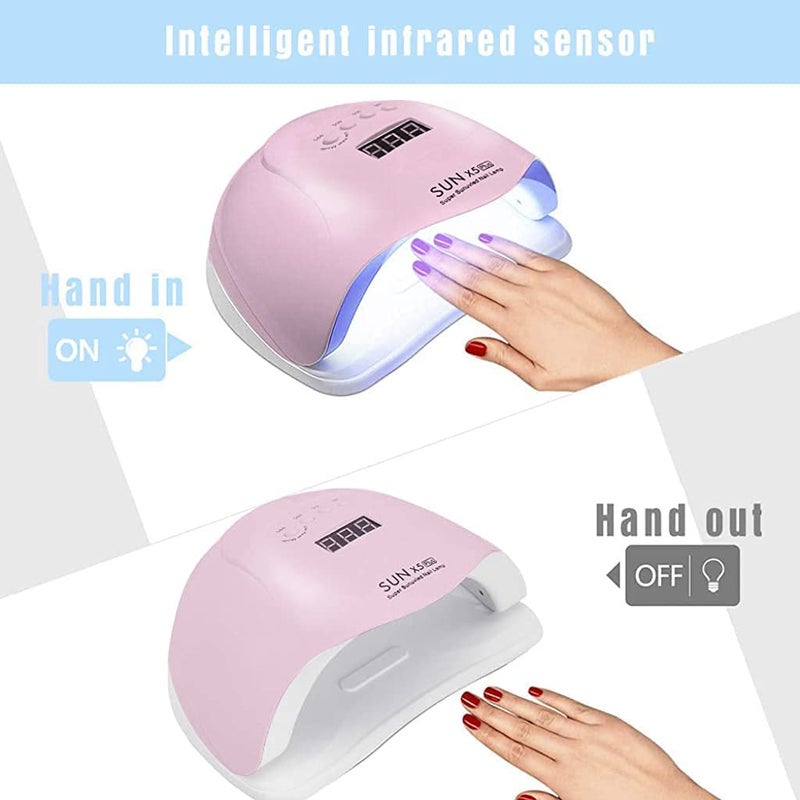 KIRA 120W UV LED Nail Lamp Faster Nail Dryer Gel Polish LightUV Gel Lamp With 36 Light Beads 4 Timer SettingProfessional Curing Lamp for Fingernail and Toenail - Image 2