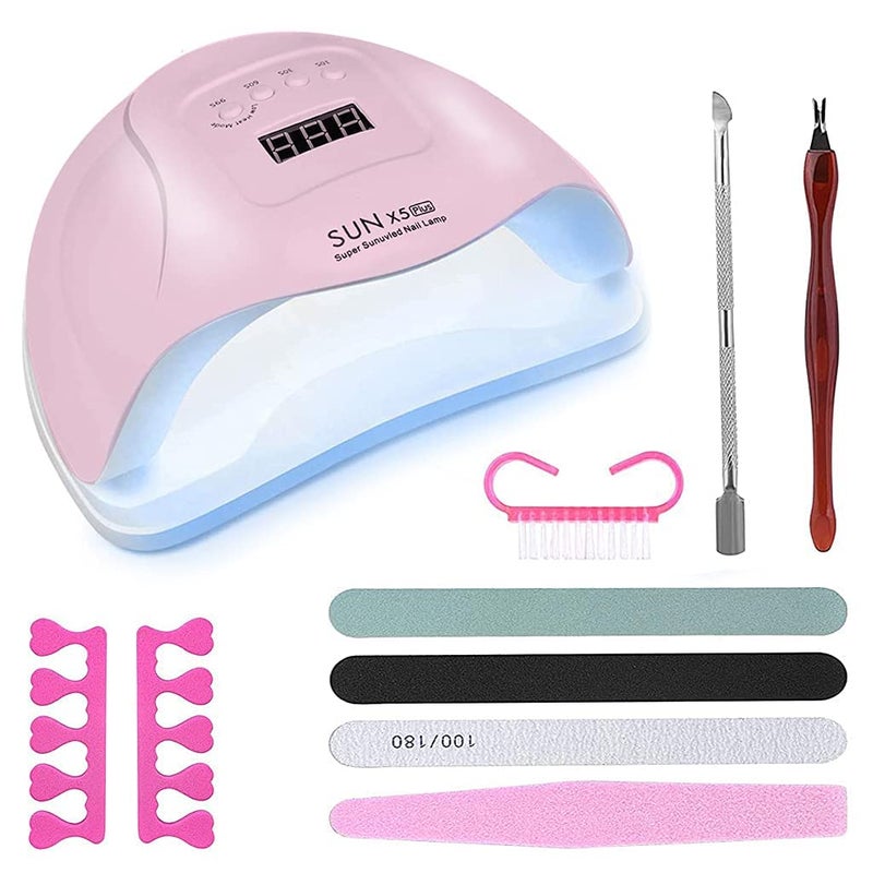 KIRA 120W UV LED Nail Lamp Faster Nail Dryer Gel Polish LightUV Gel Lamp With 36 Light Beads 4 Timer SettingProfessional Curing Lamp for Fingernail and Toenail - Image 1