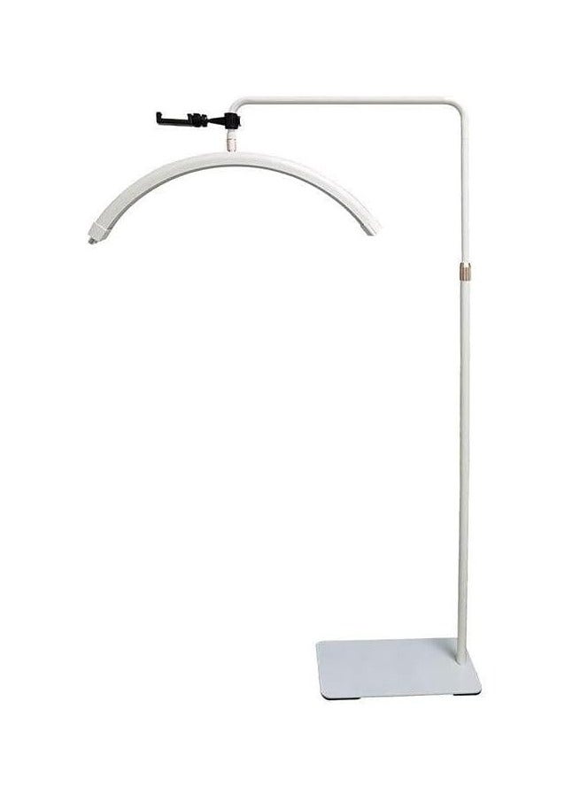 Xria Xria HD-M8X Modern 50W Half-moon Shaped Fill Light 3000K-6000K Dimmable LED Light Floor Lamp for SPA Tattoo Beauty Salon Eyelash Makeup (White) - Image 1