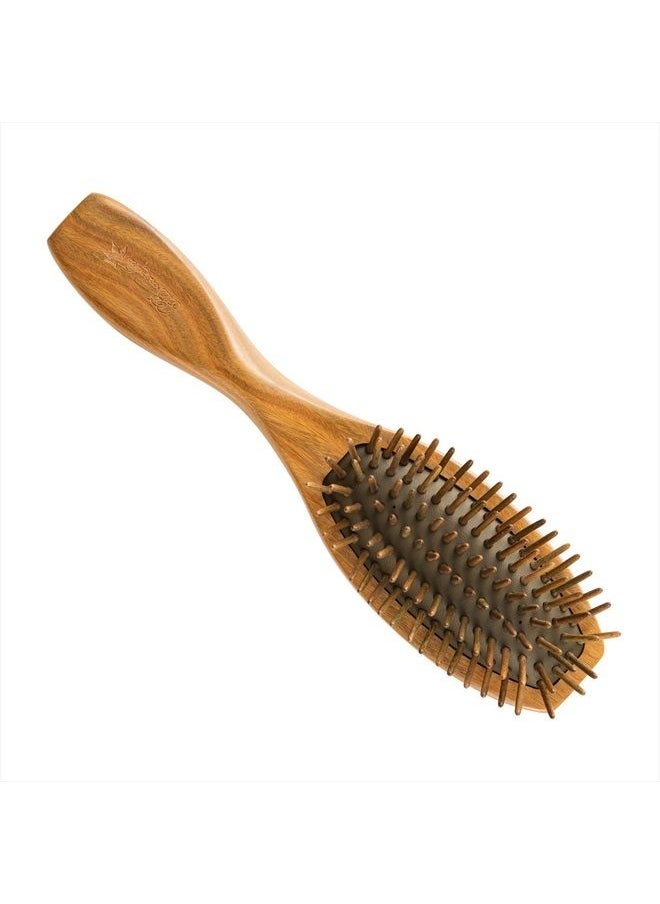 Breezelike - Hair Brush for Women - No Static Wooden Bristle Detangler - Natural Wood Aroma Detangling Sandalwood Hair Brush - Image 1