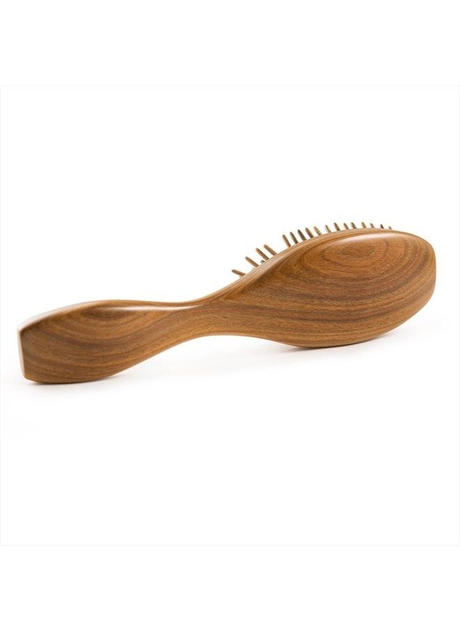 Breezelike - Hair Brush for Women - No Static Wooden Bristle Detangler - Natural Wood Aroma Detangling Sandalwood Hair Brush - Image 1