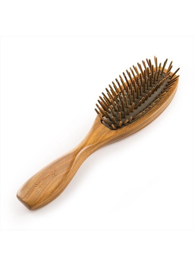 Breezelike - Hair Brush for Women - No Static Wooden Bristle Detangler - Natural Wood Aroma Detangling Sandalwood Hair Brush - Image 1