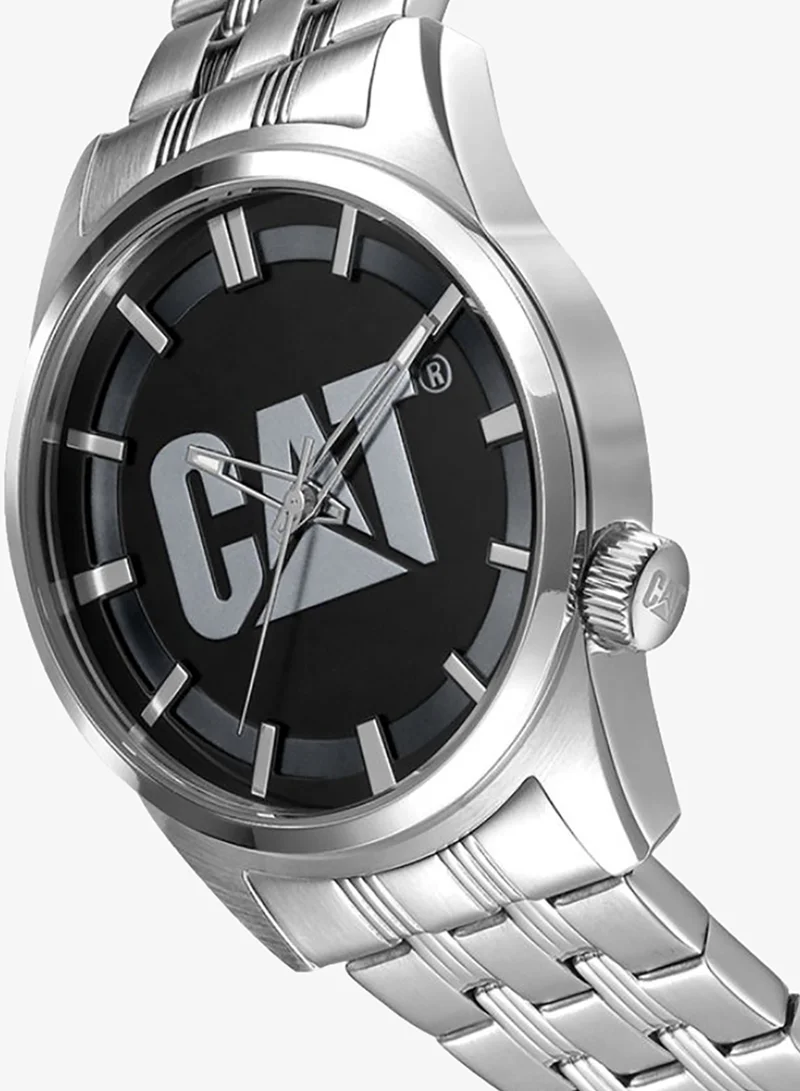 كاتربلر Icon Analog Men's Watch with Stainless Steel Band