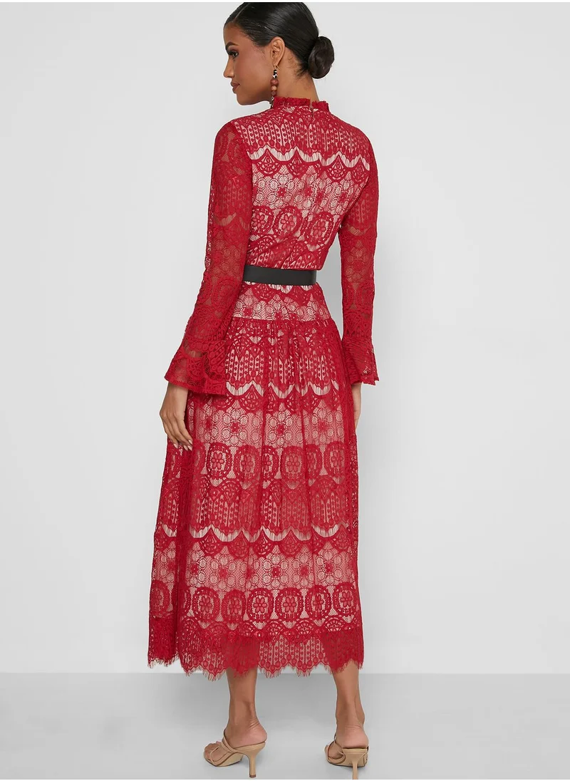 Khizana Lace Embroidered Dress