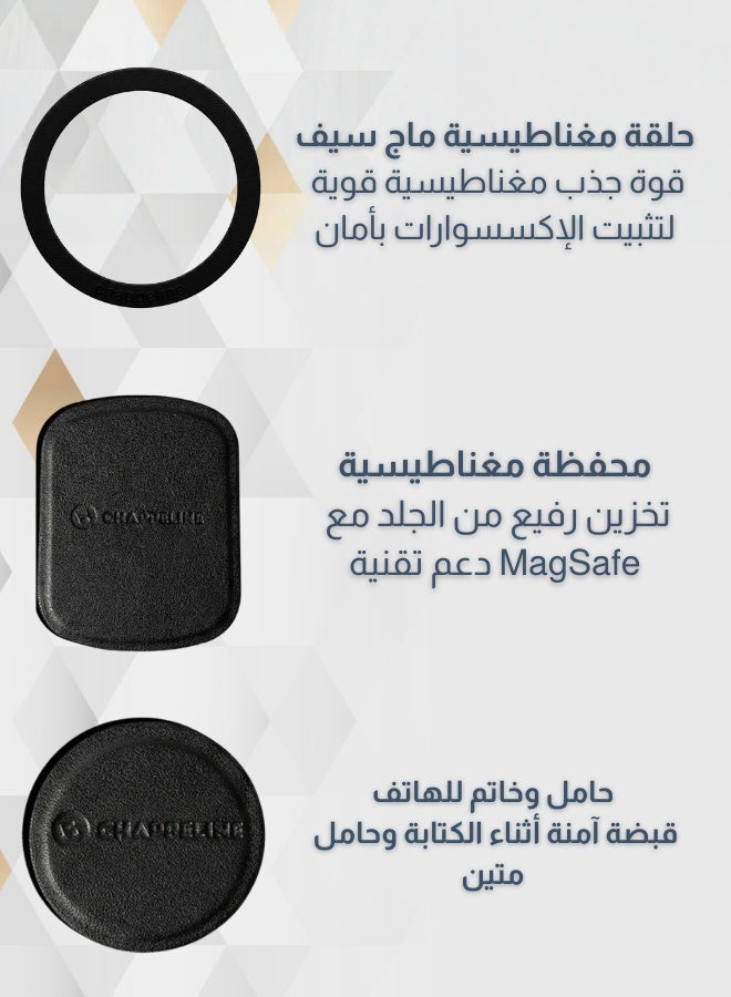 مجموعة حماية شابلاين 21 في 1 | شاشات ملاقفة ومطفية وشفافة، حامل مغناطيسي، حماية كاميرا وملحقات للأيفون - Image 3