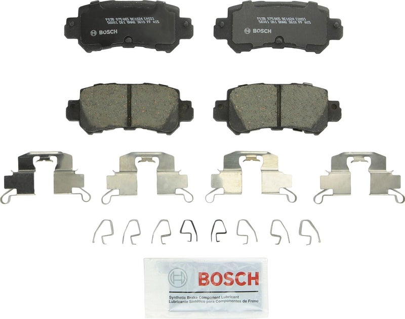 BOSCH BC1624 QuietCast Premium Ceramic Disc Brake Pad Set - Rear for Mazda CX-3, CX-5 - Image 1