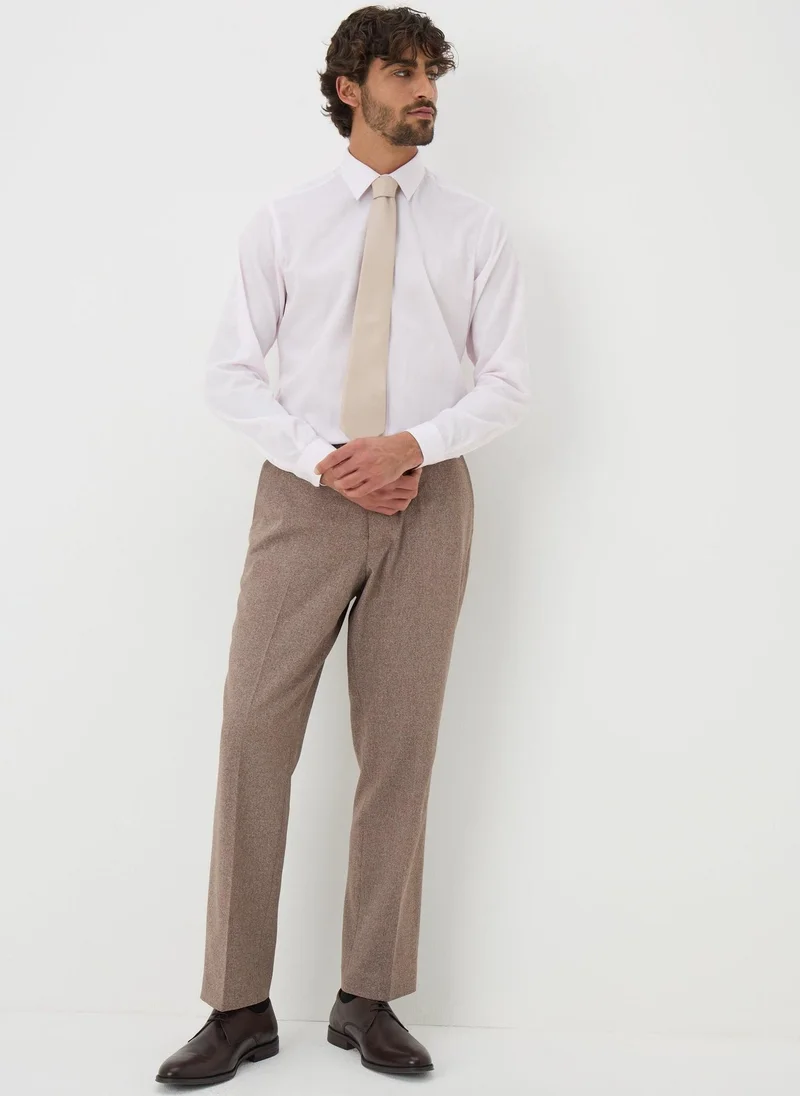 Matalan Taylor & Wright Brown Active Waist Trousers