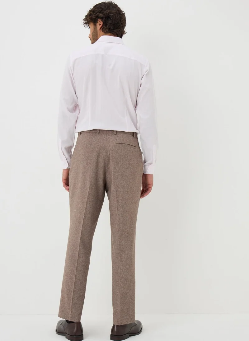Matalan Taylor & Wright Brown Active Waist Trousers