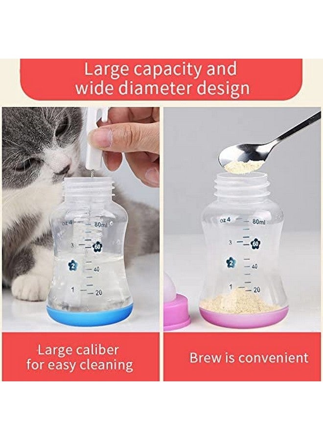 80 Ml Milk Feeding Bottle Set For Puppies, For Cats And Dog, Kitten, Rabbit With Safety Cover (Color May Very 1 Pcs) - Image 3