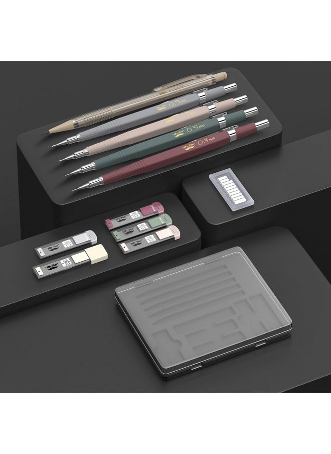 Mr. Pen - Mechanical Pencil Set With Leads And Eraser Refills, 5 Sizes - 0.3, 0.5, 0.7, 0.9 And 2 Millimeters, Sketching Pencils, Drafting Pencil, Christmas Gift  - Image 2