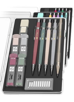 Mr. Pen - Mechanical Pencil Set With Leads And Eraser Refills, 5 Sizes - 0.3, 0.5, 0.7, 0.9 And 2 Millimeters, Sketching Pencils, Drafting Pencil, Christmas Gift  - Image 1