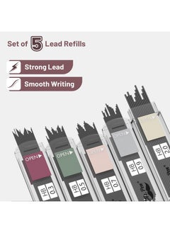 Mr. Pen - Mechanical Pencil Set With Leads And Eraser Refills, 5 Sizes - 0.3, 0.5, 0.7, 0.9 And 2 Millimeters, Sketching Pencils, Drafting Pencil, Christmas Gift  - Image 4