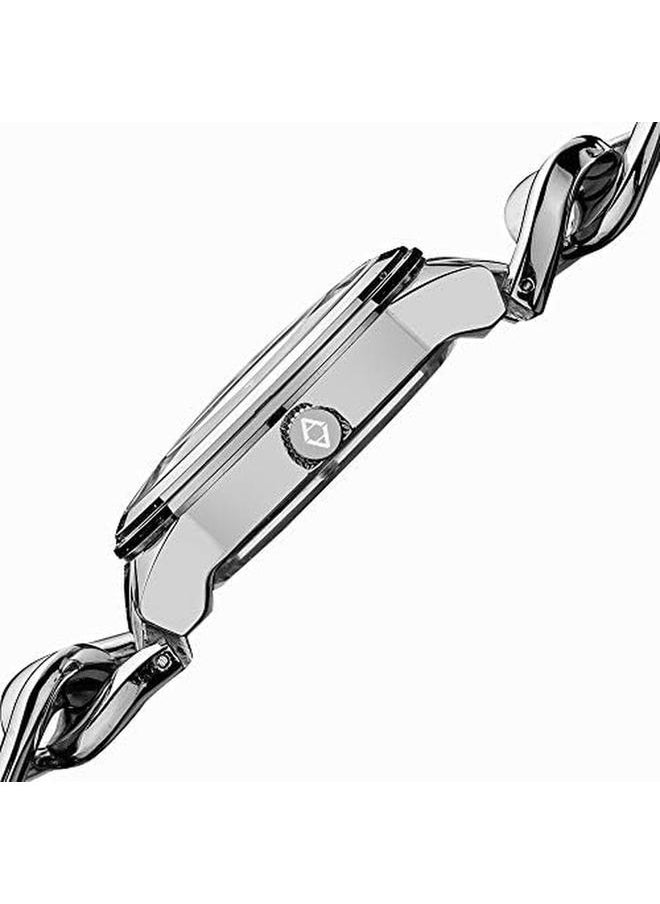 Akribos XXIV - Women's Multifunction Sub Dial Watch Sunburst Dial Date Day Subdial Twist Chain Link Bracelet Strap - Image 1