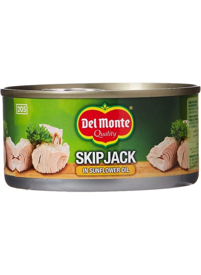 Del Monte سمك التونة سكيب جاك من ديل مونتي في زيت عباد الشمس، 185 جرام (عبوة من 3) - Image 1