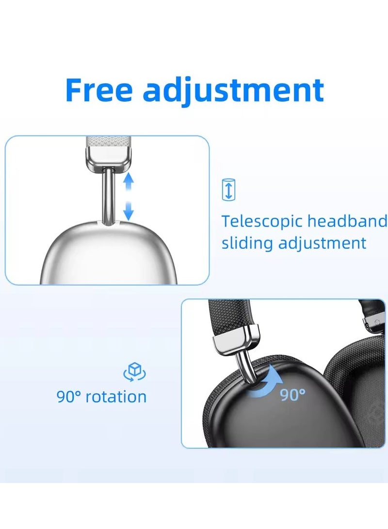 Hoco Premium Hoco W35 Bluetooth Headphones with Ultra-Long Battery Life, Multiple Playback Modes, Foldable Design, and High-Quality Noise-Isolating Audio Experience - Image 4