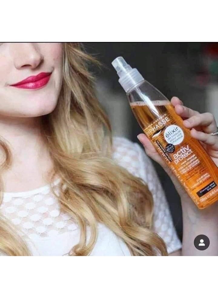 Byphasse Spanish Liquid Keratin Spray – 5-in-1 Treatment for Frizz and Split Ends, Heat Protection, and Smoothness - Image 2
