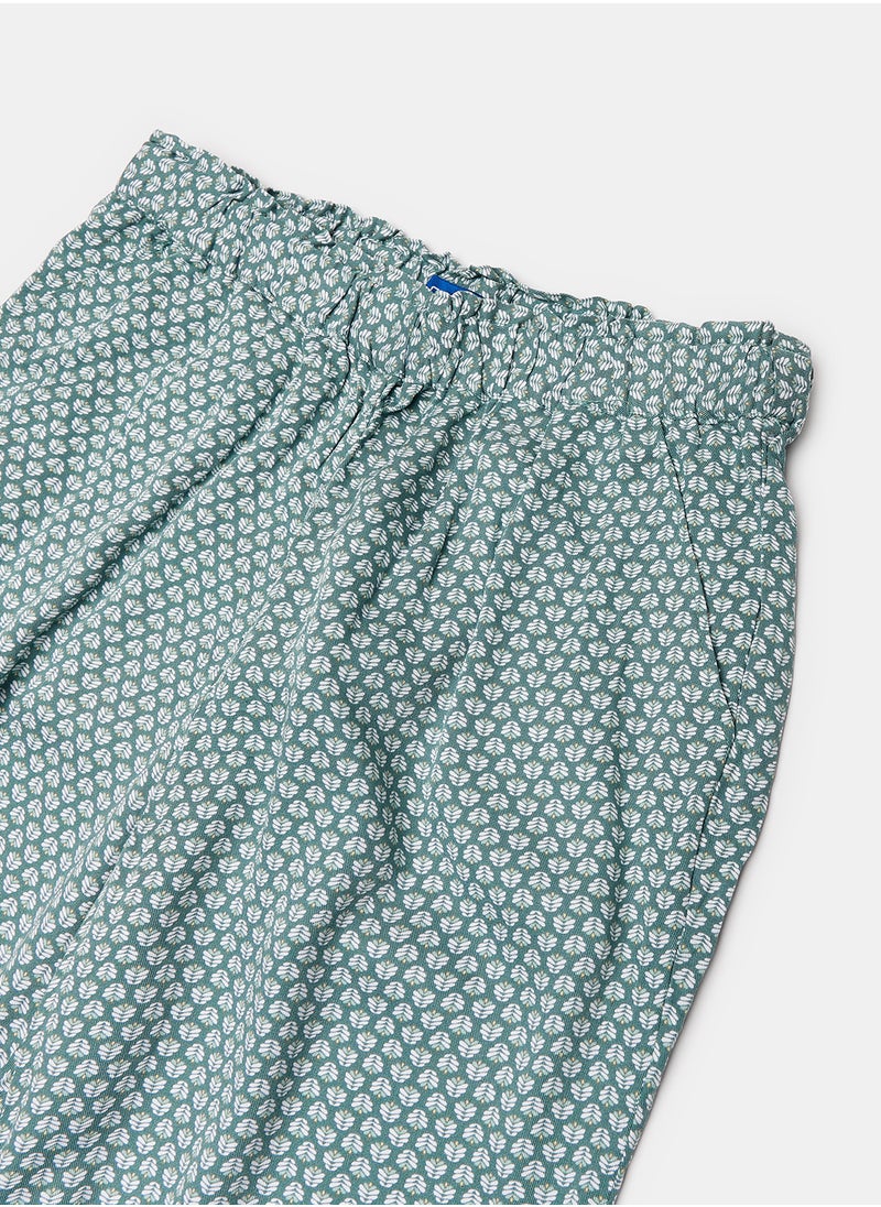 Okaidi Green Pants for Girls  - Image 3