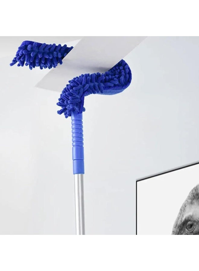 DubaiGallery Professional Extendable Microfiber Window Duster with 140cm Handle, 22cm Wide Cleaning Head and Flexible Neck, Ideal for High Windows, Glass Surfaces, Mirrors, Ceilings, Furniture, and Everyday Home Cleaning - Image 1