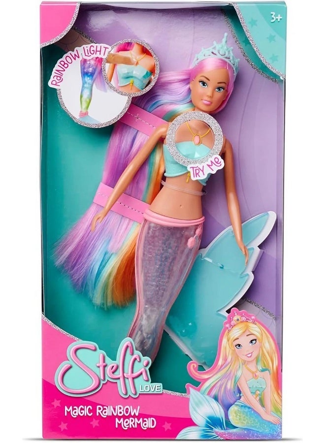 Simba Steffi Love Magic Rainbow Mermaid Doll (39 cm) - Image 1