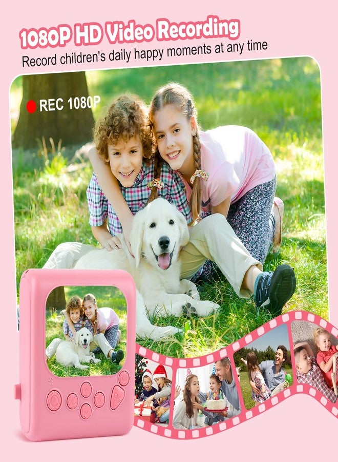 Nisumkey Kids Instant Print Camera, Instant Camera for Kids Ages 3-12, Kids Camera with Instant Printing, 1080P Video, 3.0" Screen, Filters & Frames, 32GB Card, Fun Learning Birthday Gift for Boys and Girls - Image 2