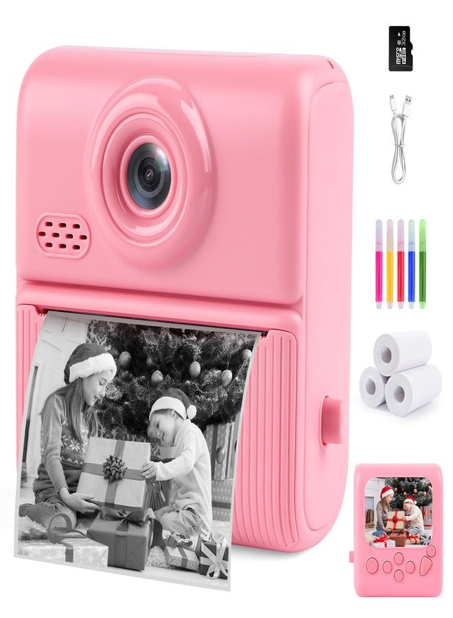 Nisumkey Kids Instant Print Camera, Instant Camera for Kids Ages 3-12, Kids Camera with Instant Printing, 1080P Video, 3.0" Screen, Filters & Frames, 32GB Card, Fun Learning Birthday Gift for Boys and Girls - Image 1