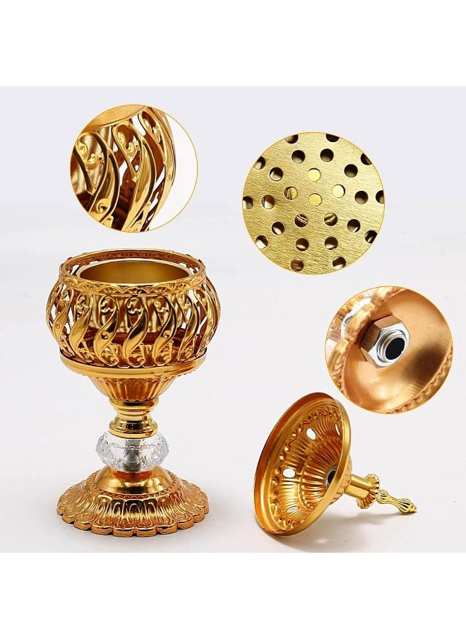 SAQOWARE Saqoware Premium Electric Bakhoor Burner Round | Oud burner | Incense Bakhoor Burner | مبخرة عود,مبخرة بخور | Frankincense Burner | Madkhan | Mabkhara | Bakhoor, Oud Incense Burner  - Image 2