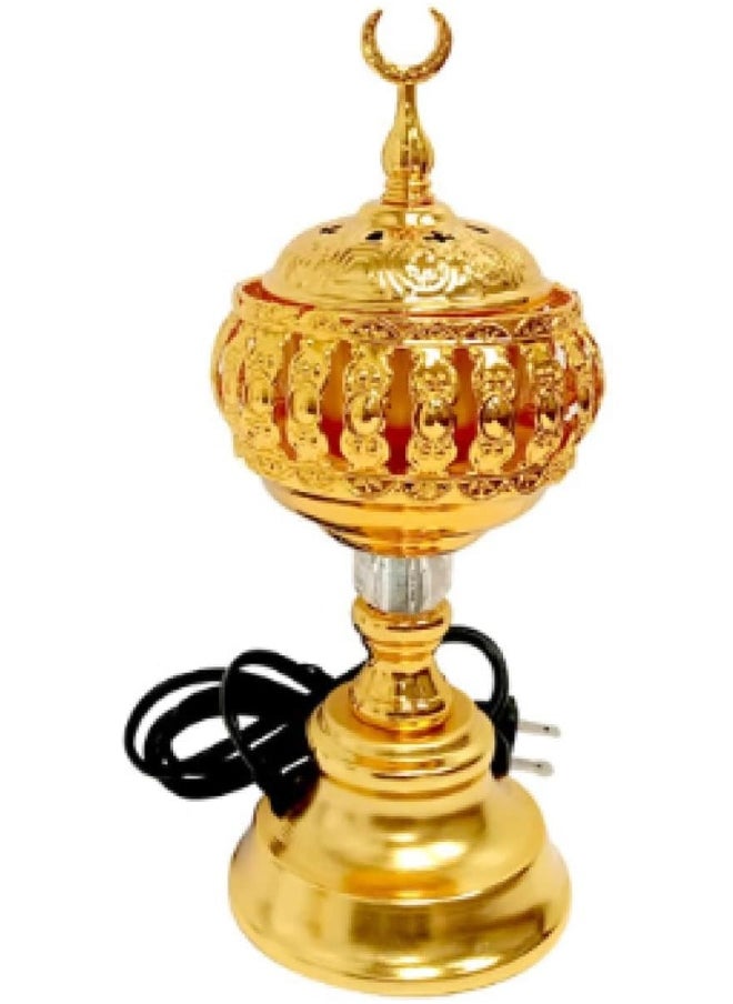 SAQOWARE Saqoware Premium Electric Bakhoor Burner Round | Oud burner | Incense Bakhoor Burner | مبخرة عود,مبخرة بخور | Frankincense Burner | Madkhan | Mabkhara | Bakhoor, Oud Incense Burner  - Image 4